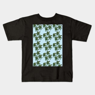 pineapple panda pattern Kids T-Shirt